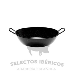 Paellera Esmaltada Para Inducción - Vitro - 30cm - Selectos Ibericos
